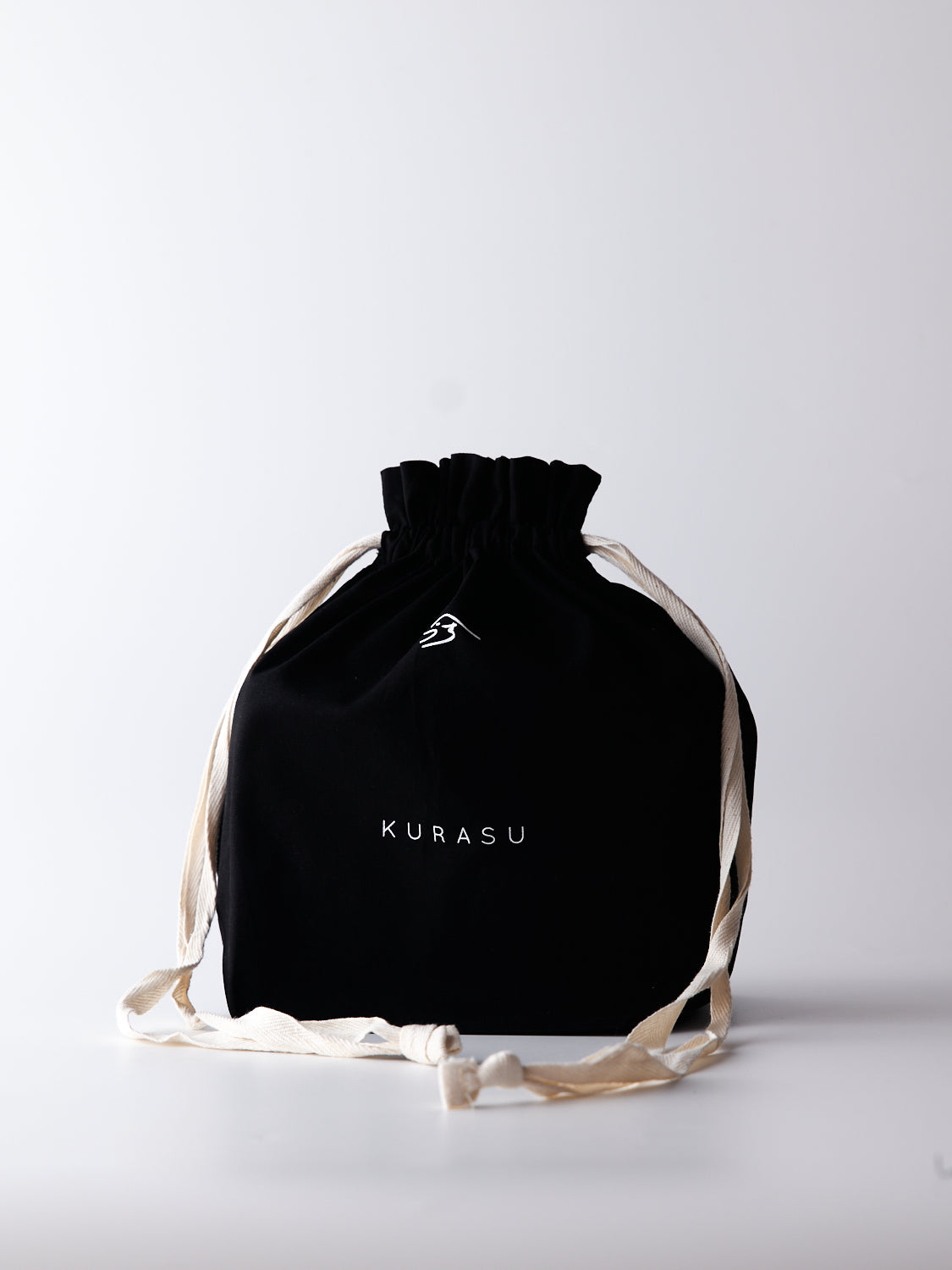 Kurasu Original Design "Kinchaku" Drawstring Pouch