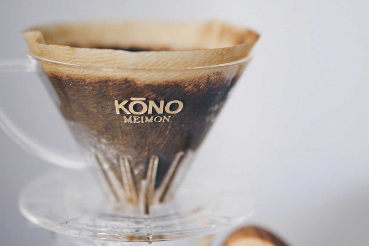 KONO Meimon 2 person coffee dripper set - Sakura Wood handles Set KONO 