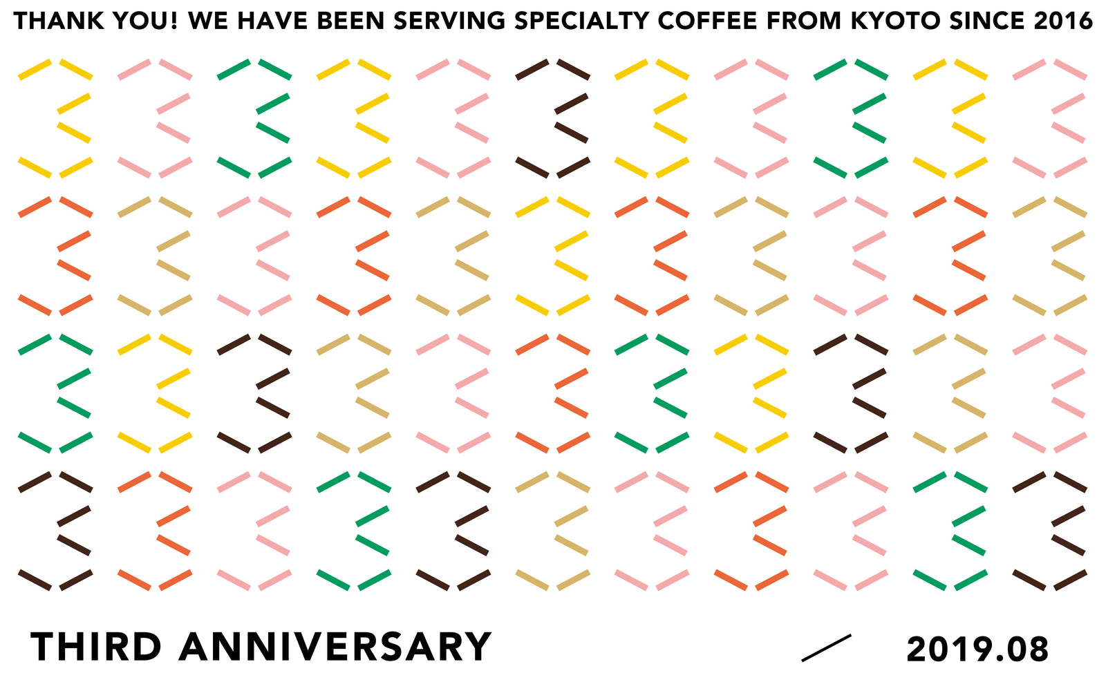 Kurasu Kyoto is celebrating its 3rd year anniversary this week!