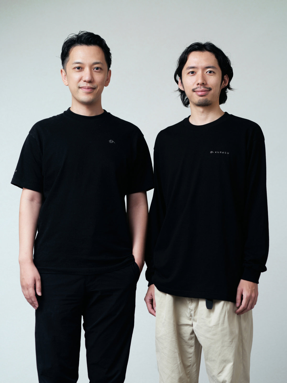 Kurasu Original Logo Long Sleeve T-shirts (Black)