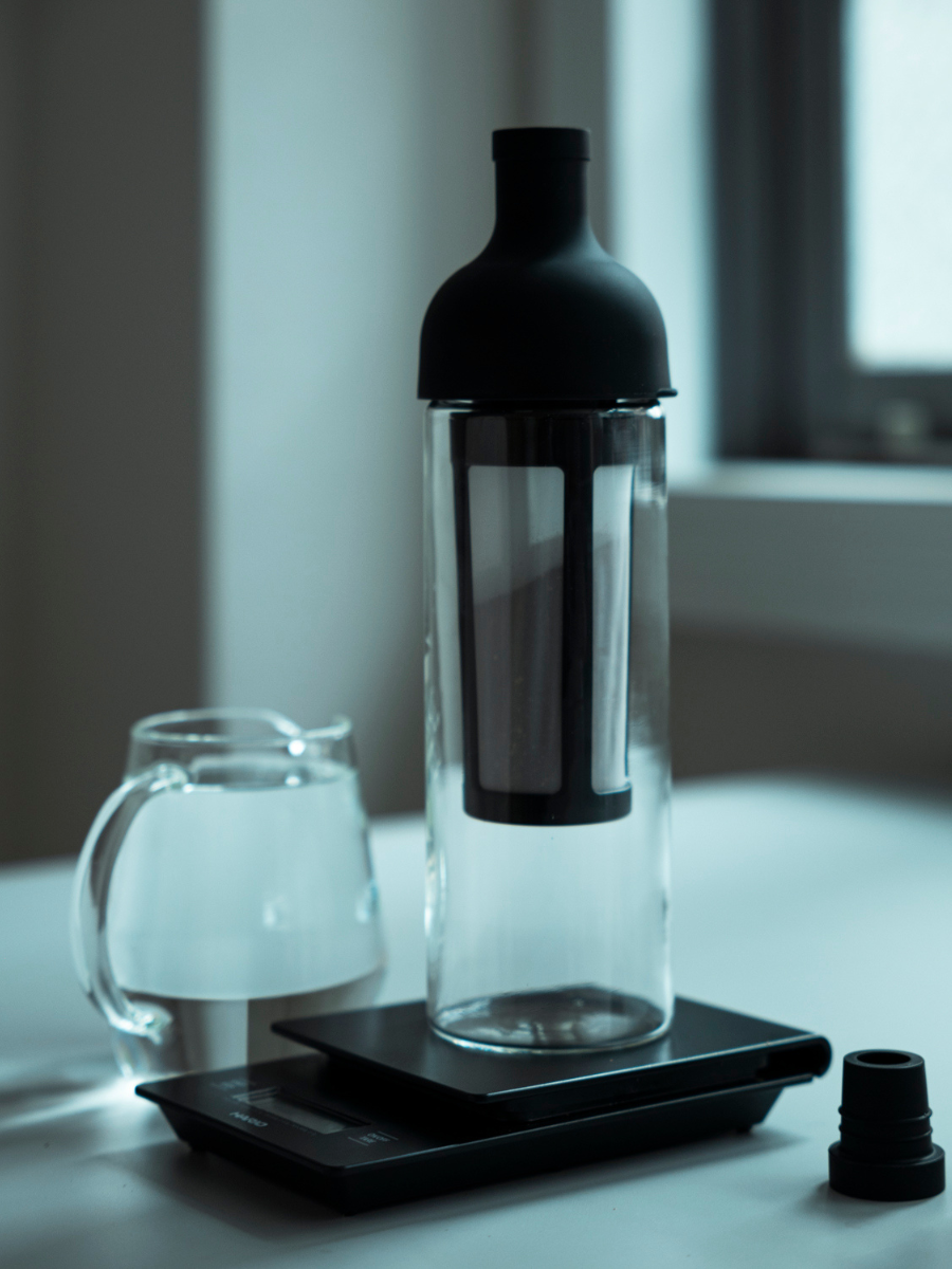 Coffee filter top for cold brew