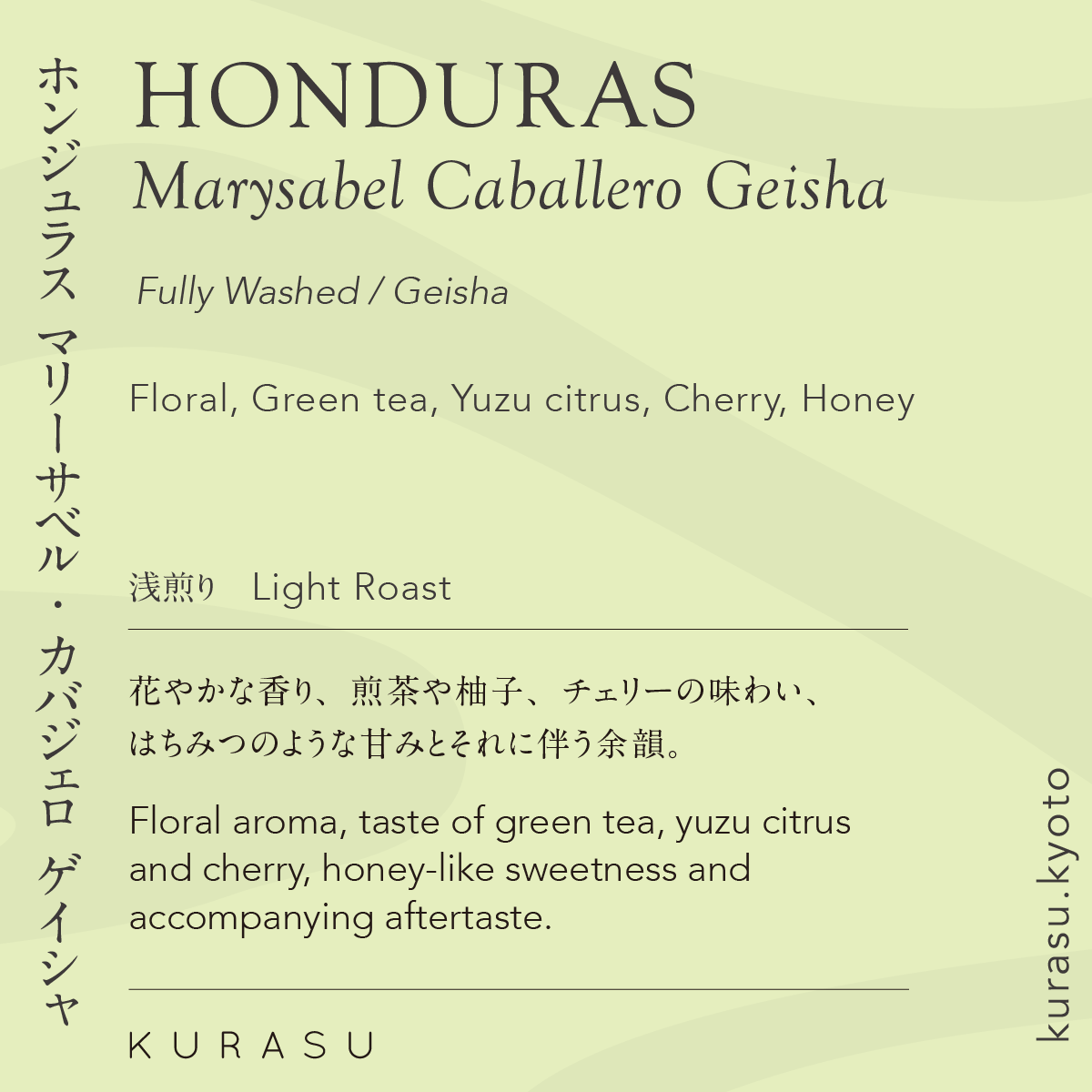 [Premium]Honduras Marysabel Caballero Geisha