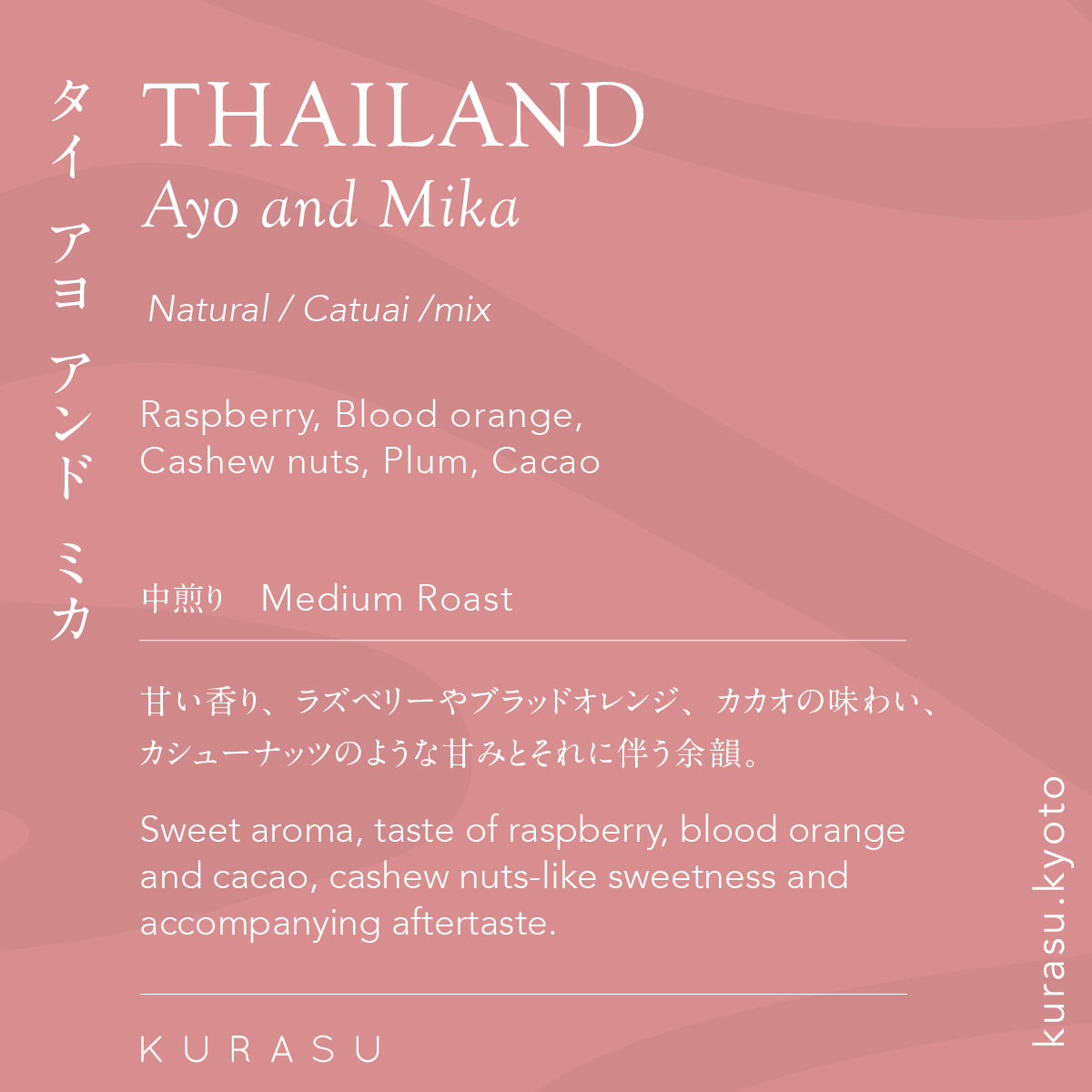 Thailand Ayo and Mika [Medium roast]