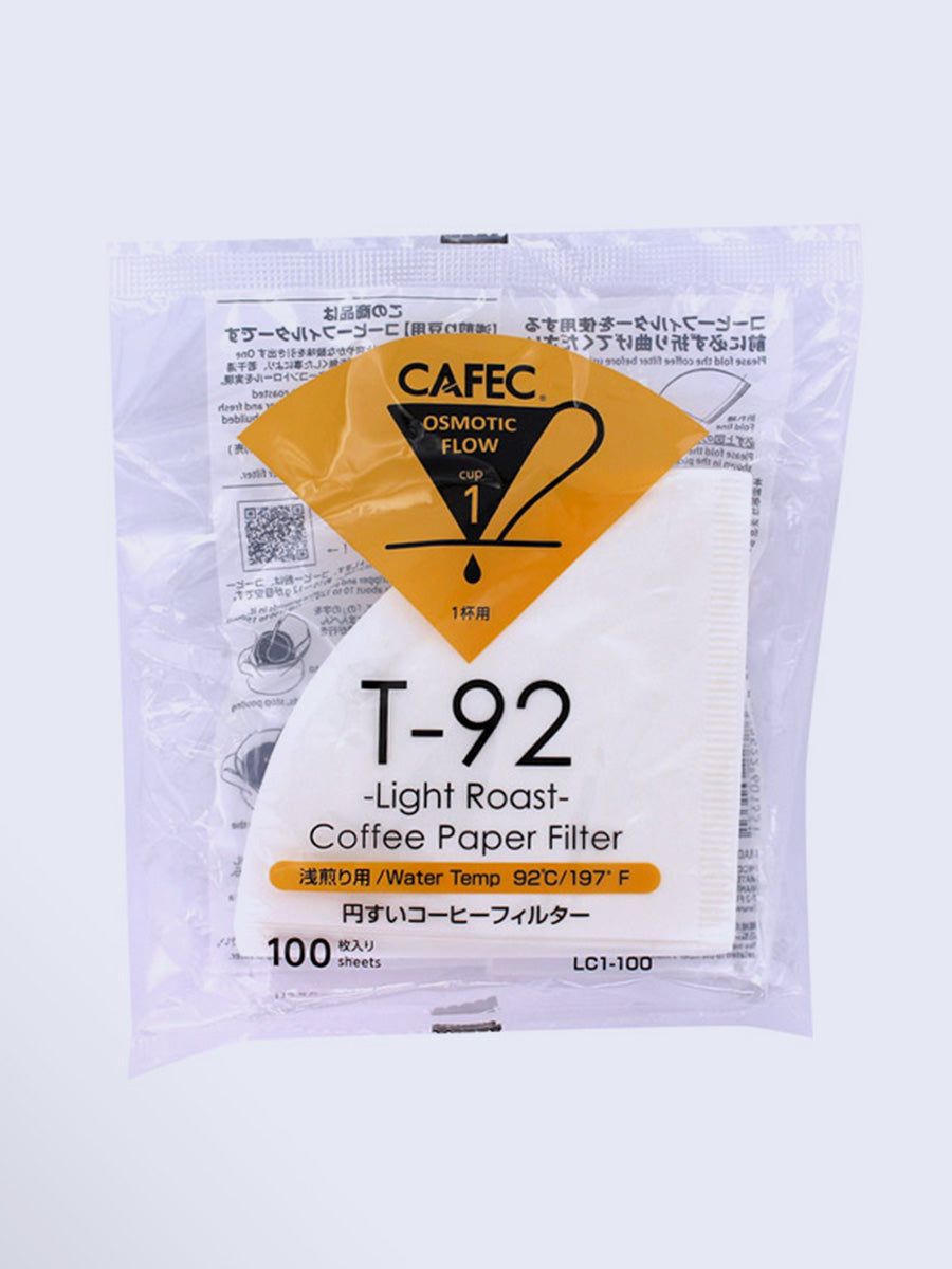 CAFEC Conical Paper Filter: Tailored for 3 Roasting Levels
