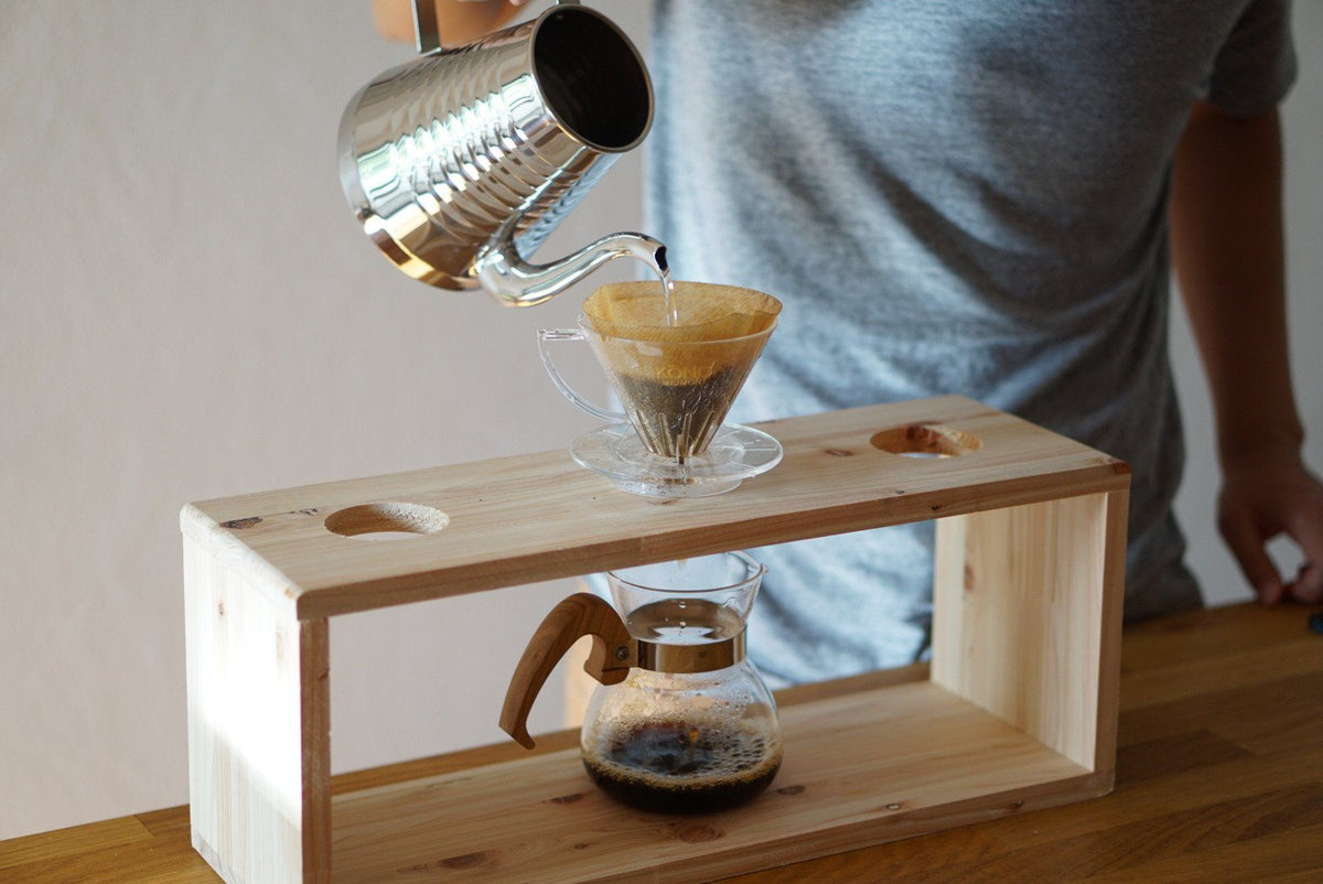 KONO Meimon 2 person coffee dripper set - Sakura Wood handles Set KONO 