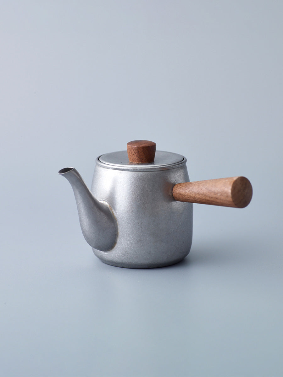Brass Handle Tea Pot Set Vintage and Cup